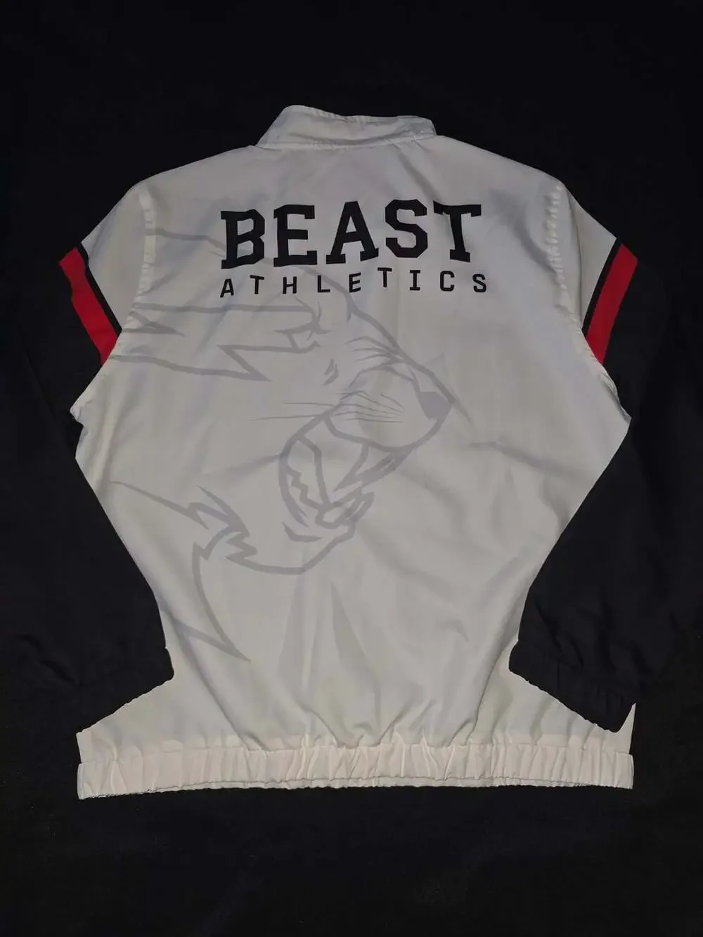 Beast Athletics Lightning Bolt Windbreaker Jacket,